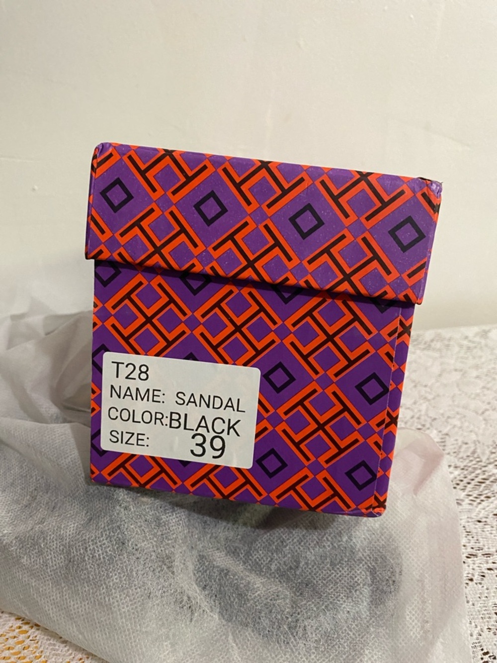 Tory Burch Black Leather Double-Strap Slides with Gold Logo Accents - Picture 5 of 5